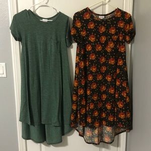 LulaRoe Carly Dresses size XS
